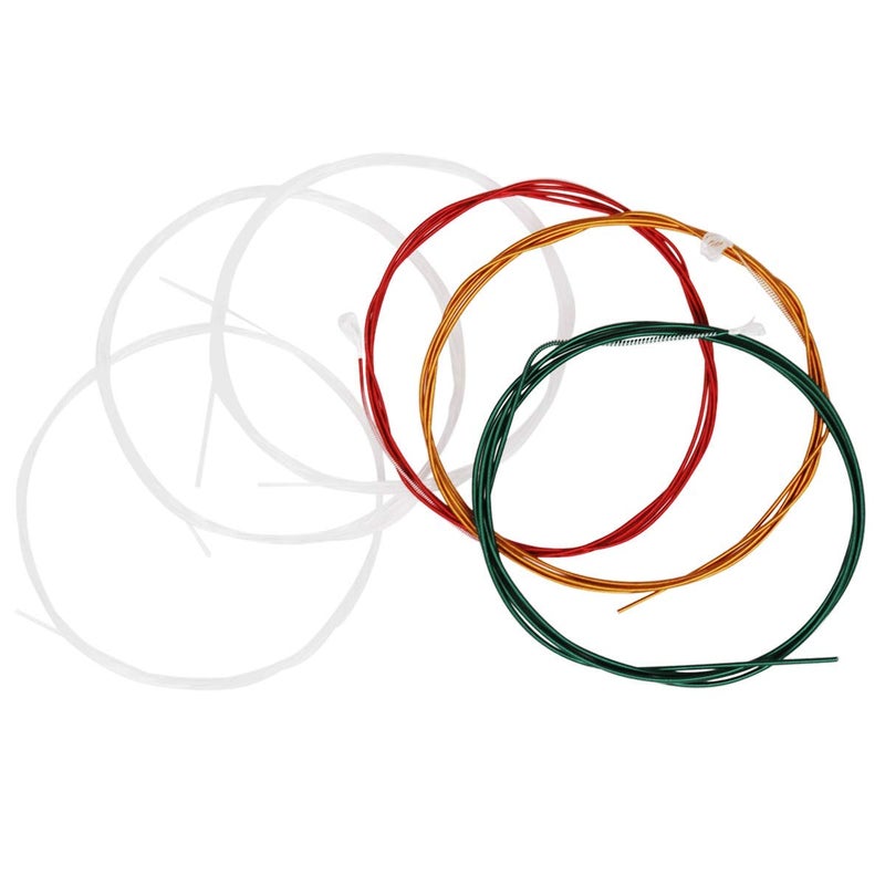JYsun Colorful Classical Guitar Strings 3 full sets Clear Nylon for E-1st B-2nd G-3rd and Nylon Core Colorful Coated Copper Alloy Wound for D-4th A-5th E-6th - Image 5